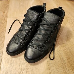 Balenciaga Mens Shoes Arena High *Rare* 'Black' 341760 US12